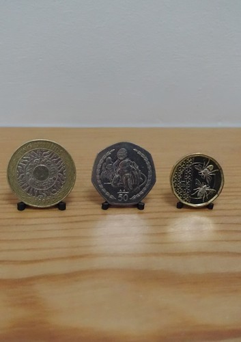 X60 printed coin - 3d, display