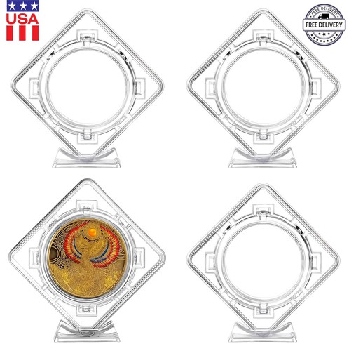 Pcs coin display case stand - 4,