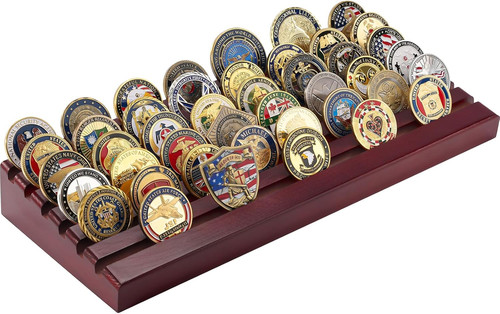 Challenge coin display - coin, holder
