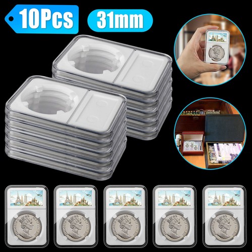 Pcs coin slab display - 10,