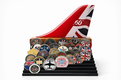 Row challenge coin - coin, display