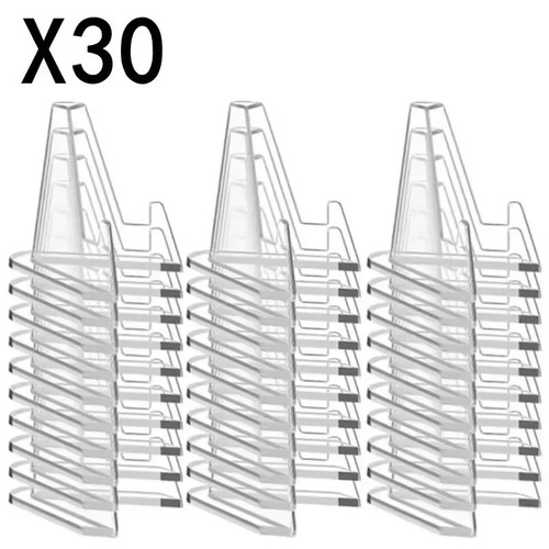 30pcs transparent acrylic coin - transparent,