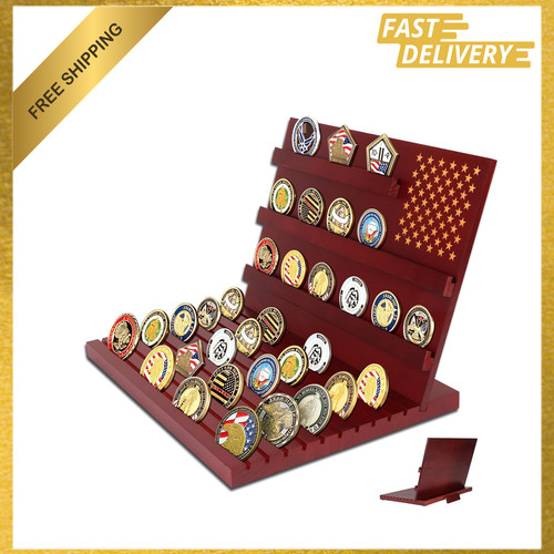 Challenge coin display shelf - challenge,