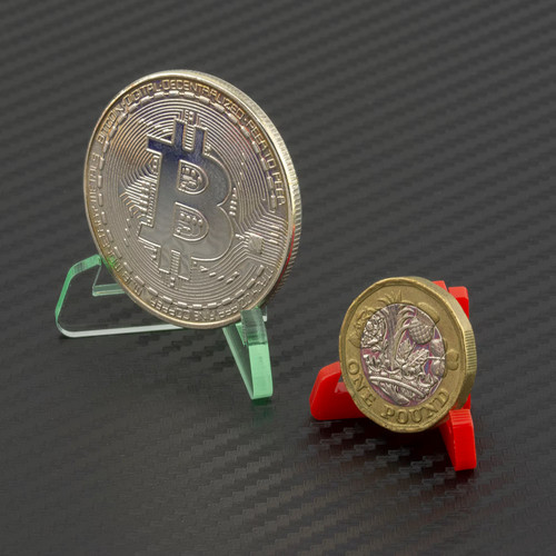 Coin stand holder - coin,