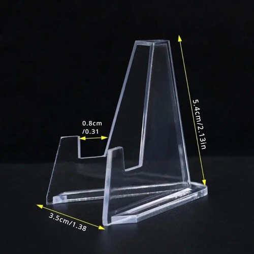 Clear acrylic coin display - clear,