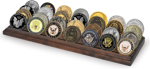 12x4 challenge coin display - 12x4,