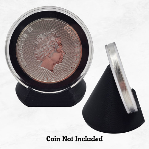Coin display stand holder - coin,
