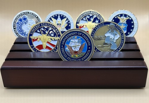 Challenge coin display stand - challenge,