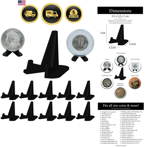 Coin display stands holder - coin,
