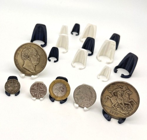 Coin display stand printed - coin,