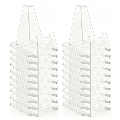 40pcs clear acrylic display - clear,