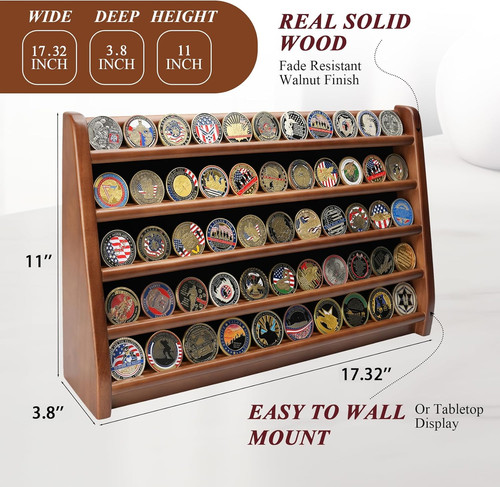 Challenge coin display case - coin, 5