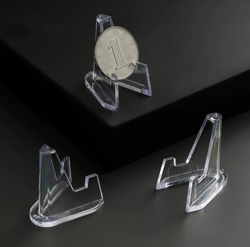 10pcs transparent acrylic coin - acrylic,