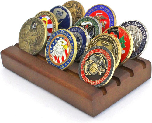 Challenge coin display stand - display,
