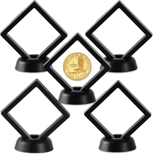 Black transparent coin - 5, x